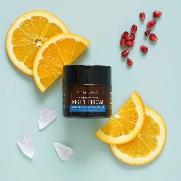 Alma Secret Multi-reparadora Nachtcreme Mit Jojoba, Grüntee & Hyaluron – 50 Ml, Anti-Aging