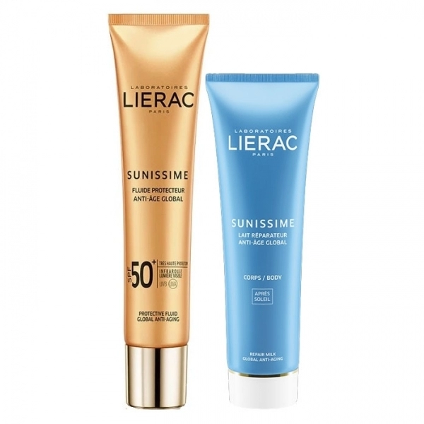 Set Sunissime Fluide Protecteur Anti-Âge Doré 40ml + Lait Reparateur 75ml