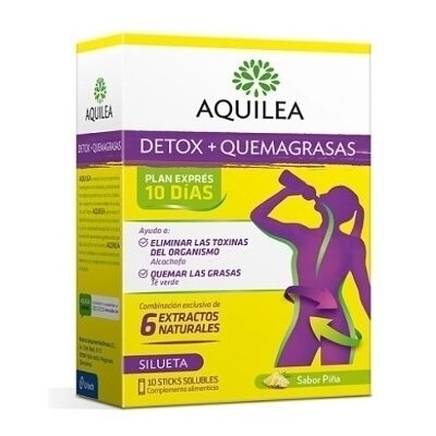 Aquilea detox + quemagrasas 10 sticks