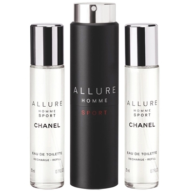 Set Allure Homme Sport 3x 20ml - Recargable Set Allure Homme Sport 3x 20ml - Recargable