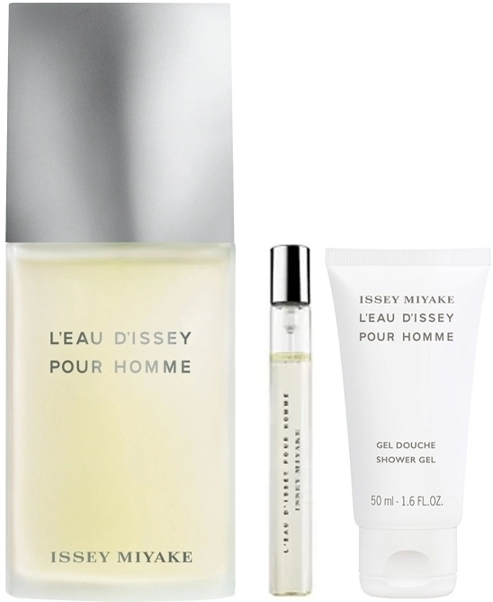 Set L'Eau d'Issey Pour Homme 125ml + 10ml + Shower Gel 50ml