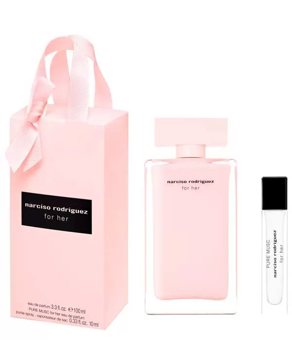 Set Narciso Rodriguez for Her 100ml + Pure Musc 10ml Set Narciso Rodriguez for Her 100ml + Pure Musc 10ml