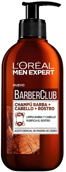 Barber Club Champú Barba + Cabello + Rostro