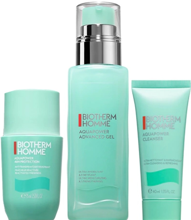 Set Aquapower Advanced Gel 75ml + Deshodorantee 75ml + Limpiador 40ml