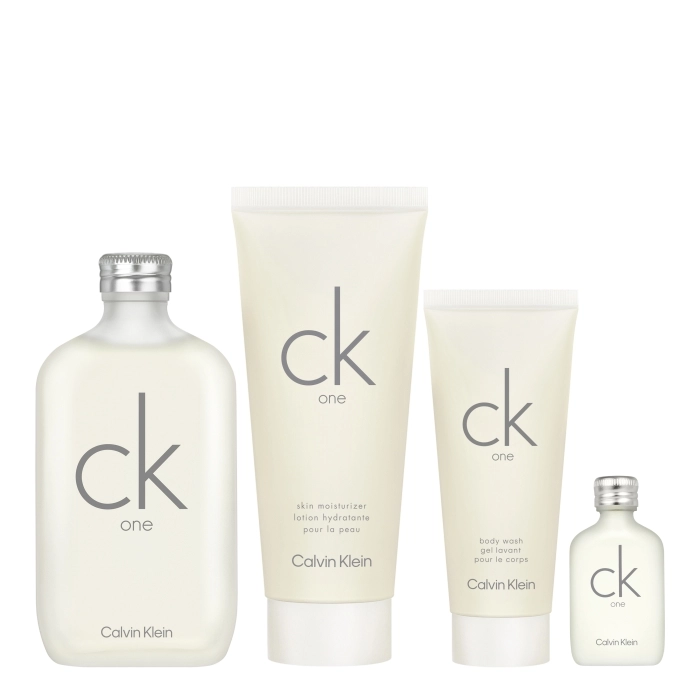 Set CK One 200ml + 15ml + Skin Moisturizer 200ml + Body Wash 100ml Set CK One 200ml + 15ml + Skin Moisturizer 200ml + Body Wash 100ml