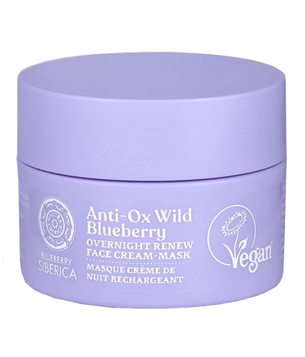 Anti-Ox Wild Blueberry Overnight Renew Face Cream-Mask