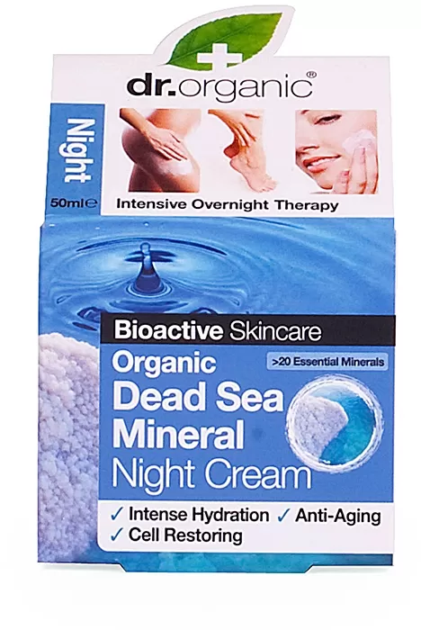 Crema de Noche Orgánica Mineral del Mar Muerto Crema de Noche Orgánica Mineral del Mar Muerto