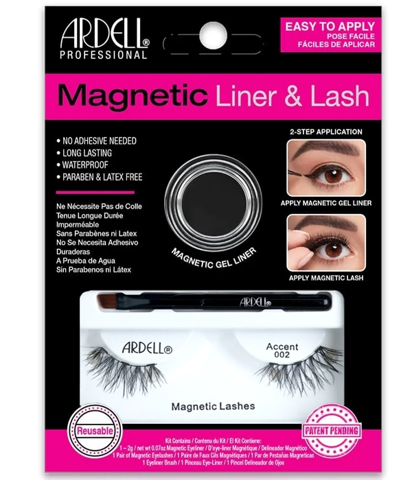 Kit Magnetic Liner & Lash Accent 002 Liner 2g + 2 lashes