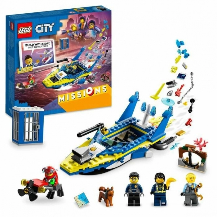 Playset Lego City 60355 Police Detectives Water Missions