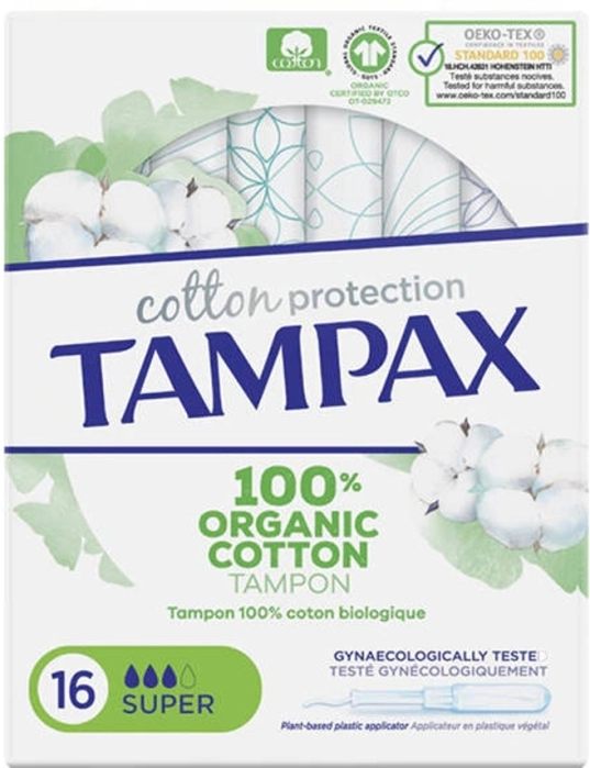 Tampax Cotton Protection Super