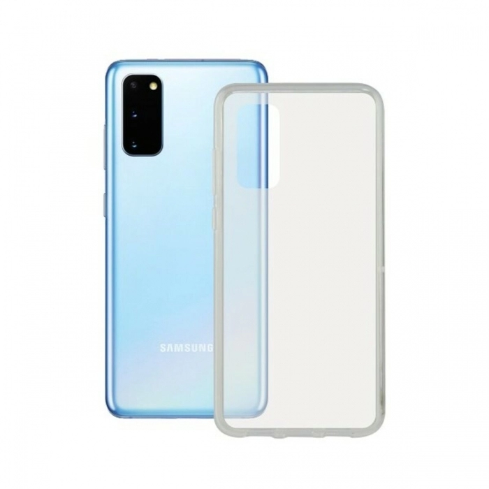 Funda para Móvil con Borde de TPU Samsung Galaxy S20 Ultra Contact Flex Transpar Funda para Móvil con Borde de TPU Samsung Galaxy S20 Ultra Contact Flex Transpar