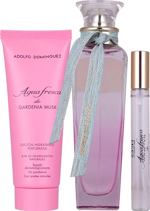 Set Agua Fresca de Gardenia Musk 120ml + 10ml + Body Lotion 75ml Set Agua Fresca de Gardenia Musk 120ml + 10ml + Body Lotion 75ml