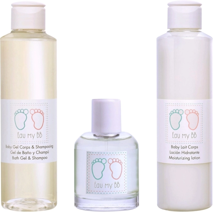 Set Eau my BB edSenteur 0% Alcohol 60ml + Gel/Shampoo 200ml + Body Lait 200ml Set Eau my BB edSenteur 0% Alcohol 60ml + Gel/Shampoo 200ml + Body Lait 200ml