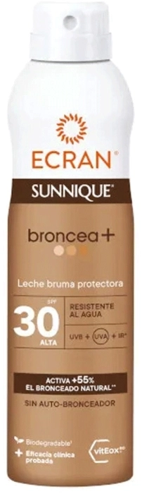 Sunnique Bronce+ Leche Bruma Protectora SPF30