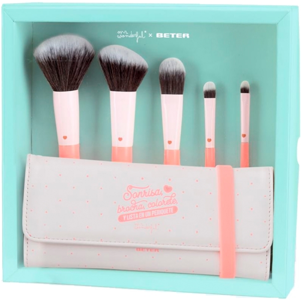 Mr. Wonderful Set Brochas Maquillaje Mr. Wonderful Set Brochas Maquillaje