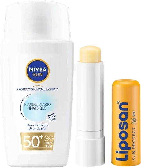 Set Sun Fluido Diario Invisible SPF50+ 40ml + Liposan Sun Protect SPF50 4,8g