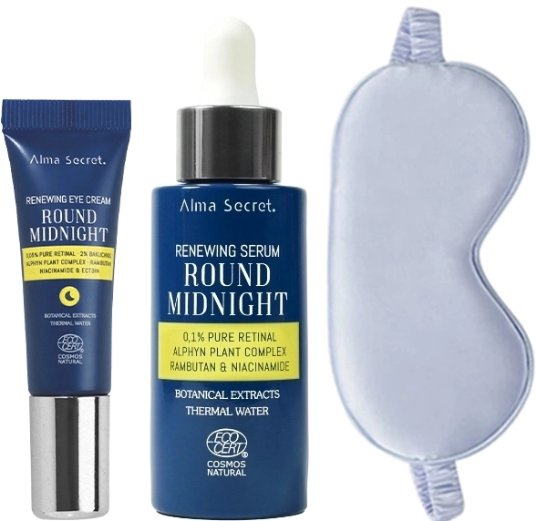 Set Serum 0,1% Retinal Puro 30ml + Round Midnight 0,05% Pure Retinal 10ml Set Serum 0,1% Retinal Puro 30ml + Round Midnight 0,05% Pure Retinal 10ml
