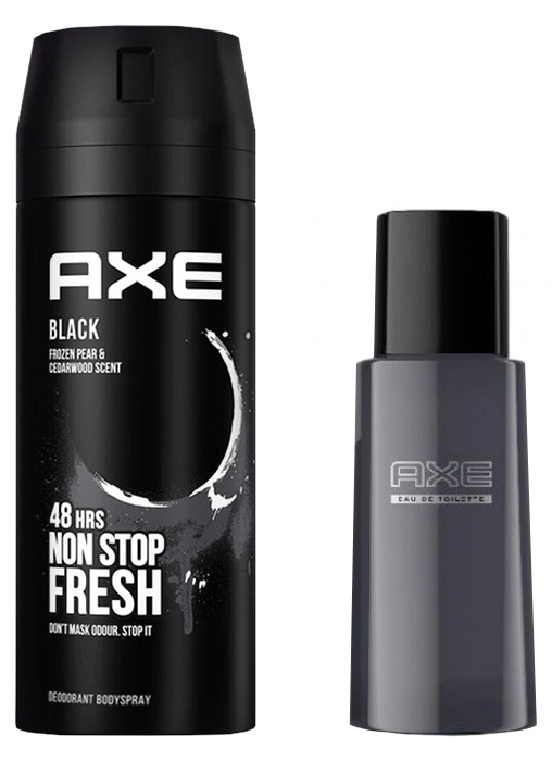 Set Axe Black Bodyspray 150ml + 75ml