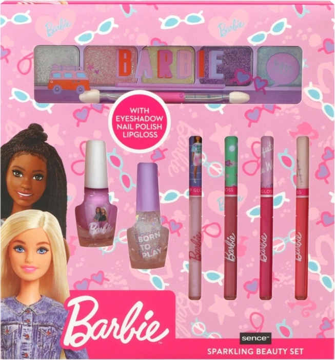 Set Barbie Paleta Eyeshadow + Lip Gloss (4uds) + NAil Polish (2uds) Set Barbie Paleta Eyeshadow + Lip Gloss (4uds) + NAil Polish (2uds)