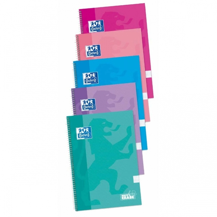 Cuaderno Oxford Multicolor 80 Hojas Din A4 (5 Unidades)