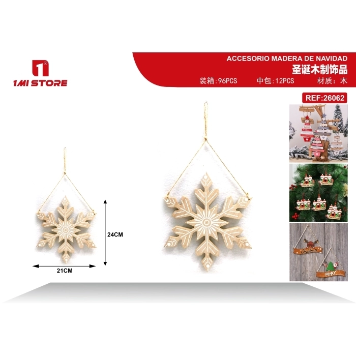Accesorio madera de navidad Accesorio madera de navidad