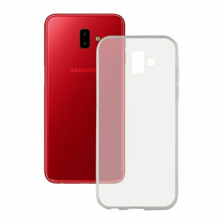 Funda para Móvil Samsung Galaxy J6+ 2018 Flex TPU Transparente