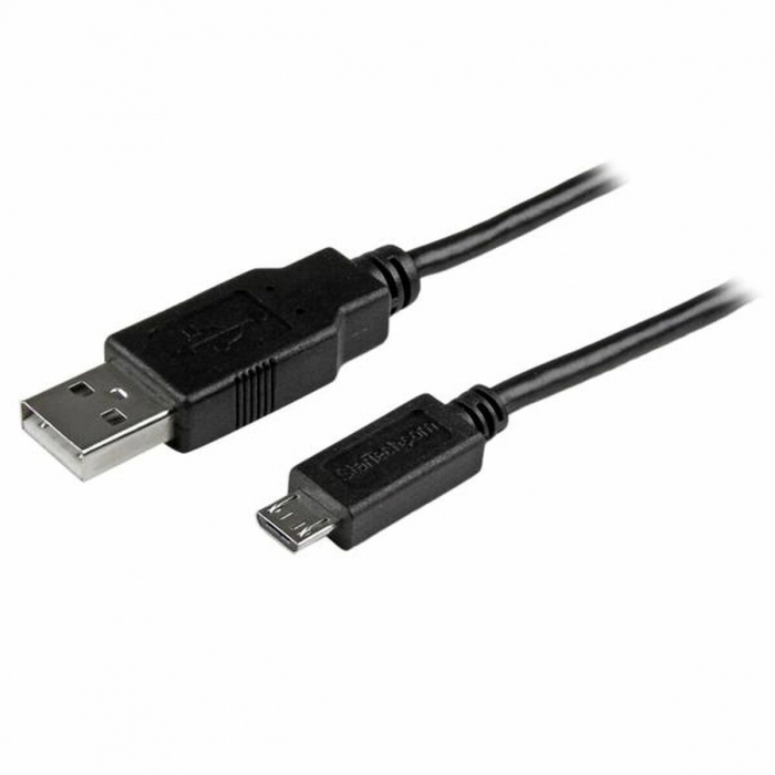 Cable Micro USB Startech USBAUB50CMBK         50 cm Negro