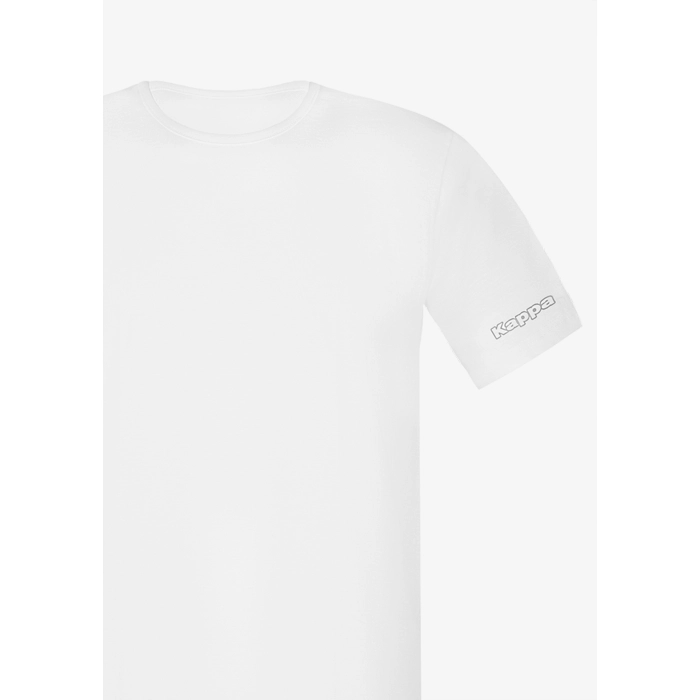 CAMISETA MANGA CORTA BLANCA KAPPA CAMISETA MANGA CORTA BLANCA KAPPA