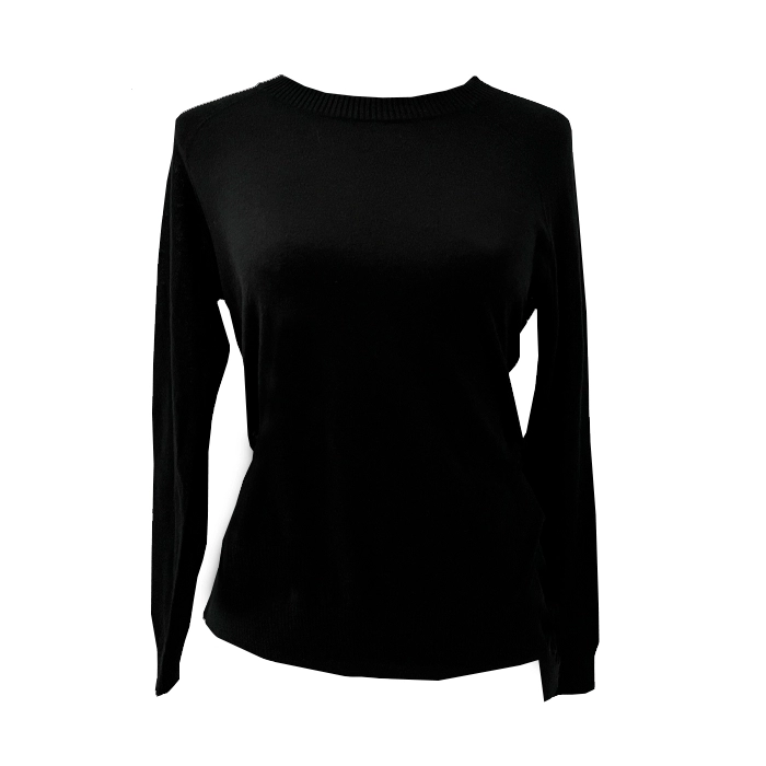 Camiseta Negra con Detalles Transparentes Camiseta Negra con Detalles Transparentes