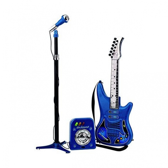 Guitarra Infantil Reig Micrófono Azul