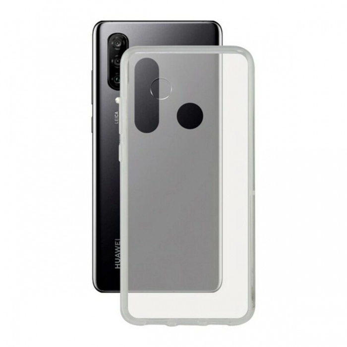 Funda para Móvil Huawei P30 Lite KSIX Flex TPU Transparente Funda para Móvil Huawei P30 Lite KSIX Flex TPU Transparente