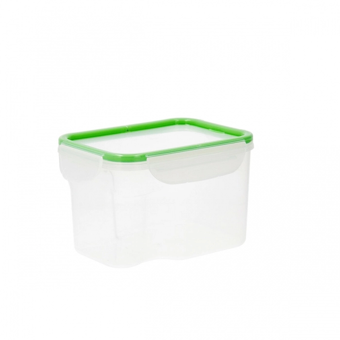 Fiambrera Hermética Quid Greenery 1,8 L Transparente Plástico (Pack 4x)