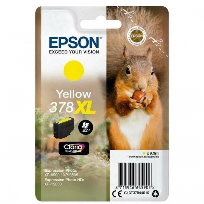 Cartucho de Tinta Original Epson 378XL 9,3 ml Amarillo