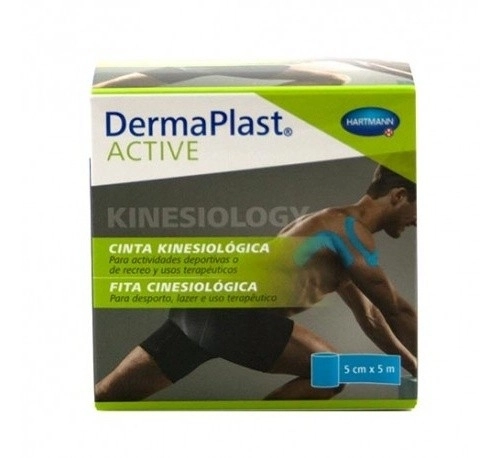 Cinta kinesiológica dermaplast active color azul 5 cm x 5 m 1 u Cinta kinesiológica dermaplast active color azul 5 cm x 5 m 1 u
