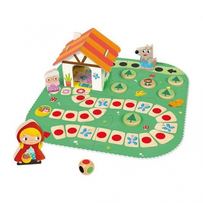 Juego Educativo Diset Little Red Ridding Hood 9 Piezas