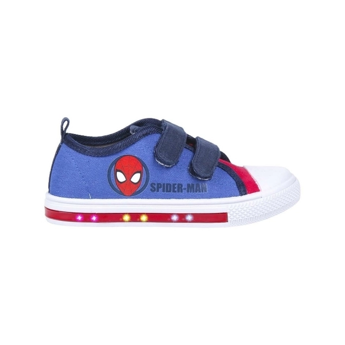 Comprar Zapatillas Casual Niño Spiderman Luces Azul ▷