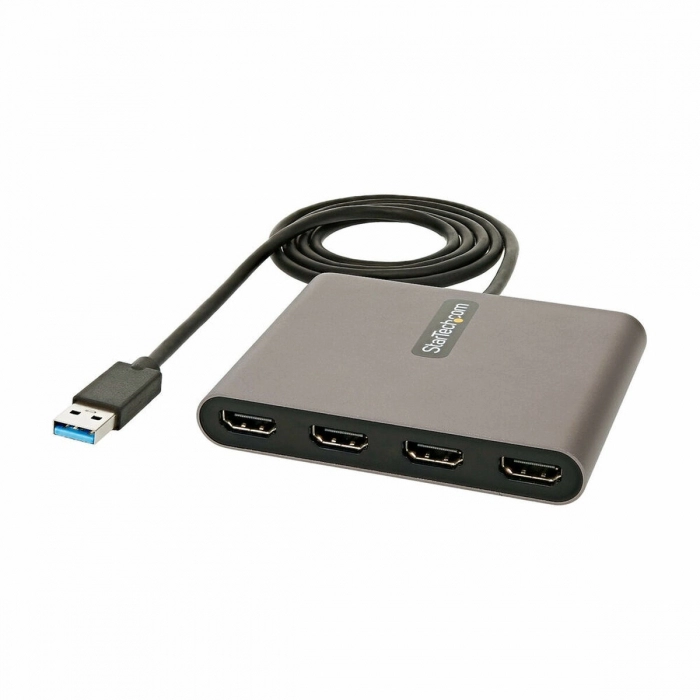 Adaptador USB 3.0 a HDMI Startech USB32HD4             Negro