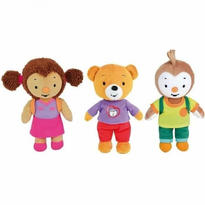 Set de Muñecos Jemini Lalou, Pilou & T'choupi 19 cm