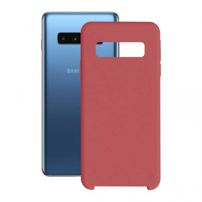Funda para Móvil Samsung Galaxy S10+ KSIX Soft Rojo
