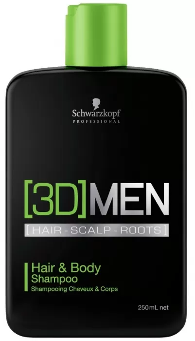 3D Men Hair & Body Shampoo