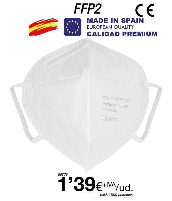 Mascarillas FFP2 Made in Spain Calidad Premium con certificado 0370-4121-PPE/B Mascarillas FFP2 Made in Spain Calidad Premium con certificado 0370-4121-PPE/B