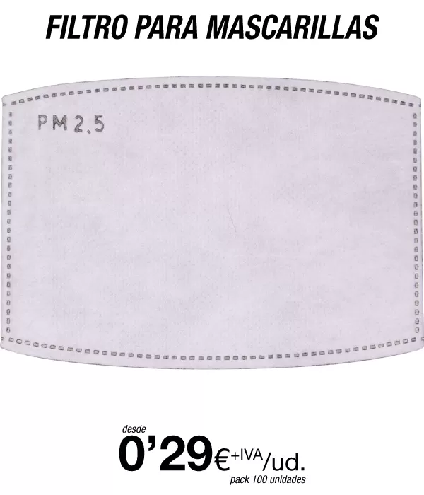 Filtros Mascarillas PM 2.5 Filtros Mascarillas PM 2.5