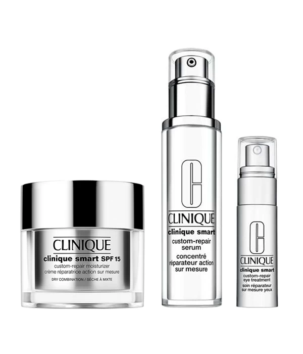 Clinique Smart SPF15 50ml + Serum 10ml + Eye Treatment 5ml Clinique Smart SPF15 50ml + Serum 10ml + Eye Treatment 5ml