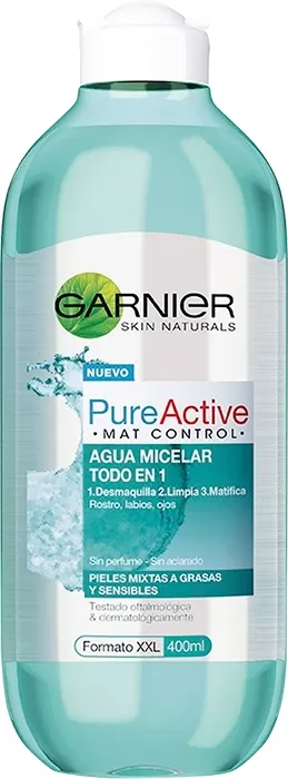 Pure Active Mat Control Agua Micelar