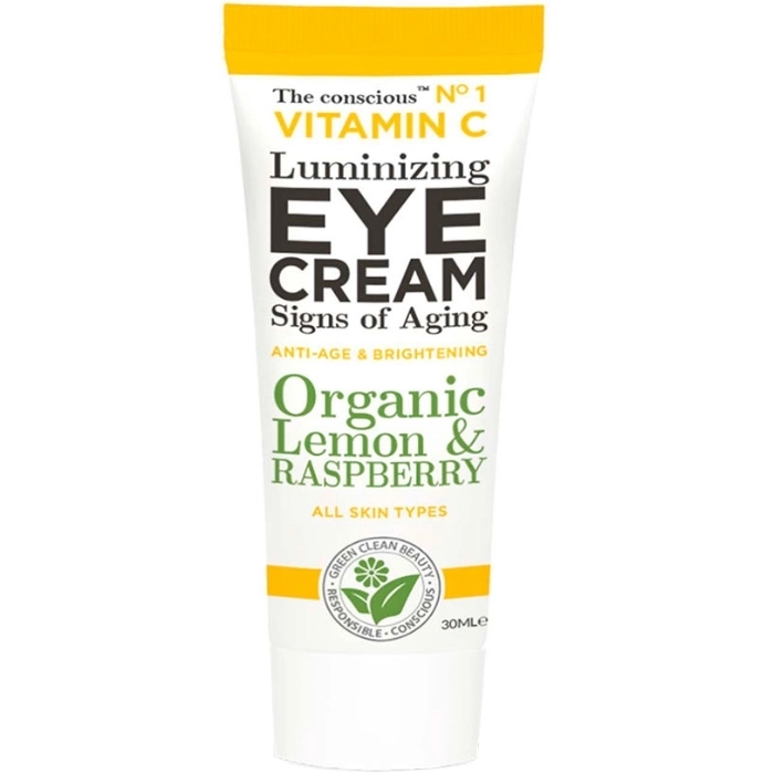 VITAMIN C Luminizing Eye Cream Organic Lemon & Raspberry VITAMIN C Luminizing Eye Cream Organic Lemon & Raspberry