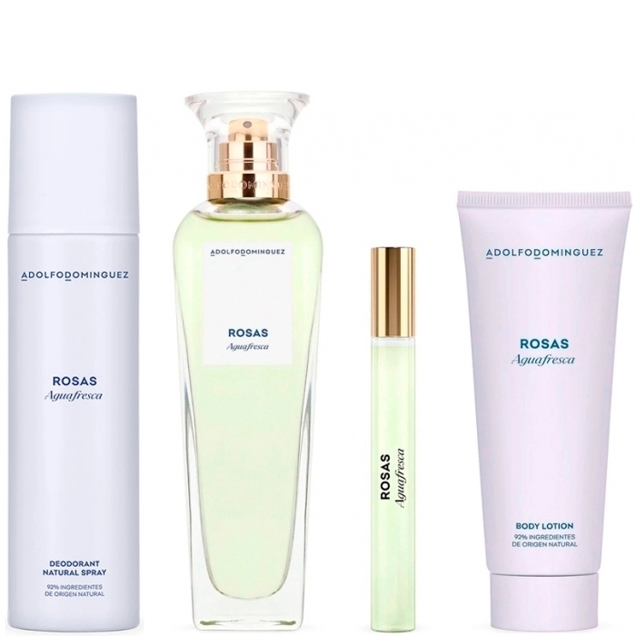 Set Agua Fresca de Rosas 120ml + 10ml + Body Lotion 75ml + Desodorante 1 Set Agua Fresca de Rosas 120ml + 10ml + Body Lotion 75ml + Desodorante 1