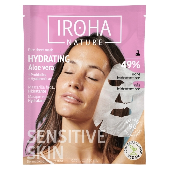 Mascarilla Facial Reconfortante e Hidratante Aloe+Ácido Hialurónico Mascarilla Facial Reconfortante e Hidratante Aloe+Ácido Hialurónico