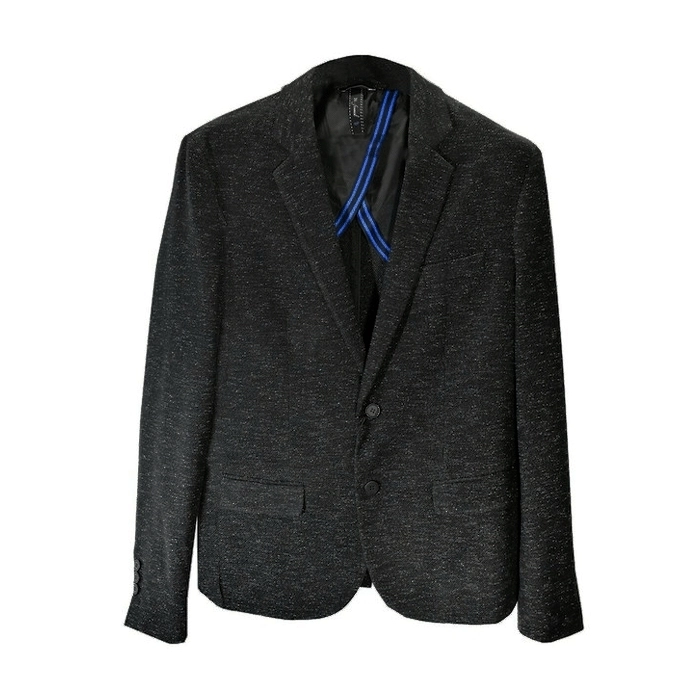 Americana Slim Fit Zelda Jaspeada Negra Americana Slim Fit Zelda Jaspeada Negra