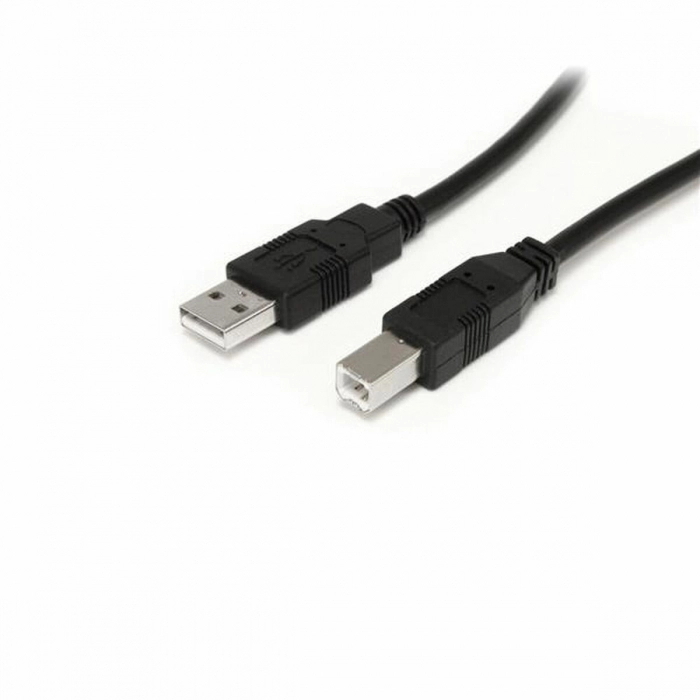 Cable USB A a USB B Startech USB2HAB30AC Negro Cable USB A a USB B Startech USB2HAB30AC Negro