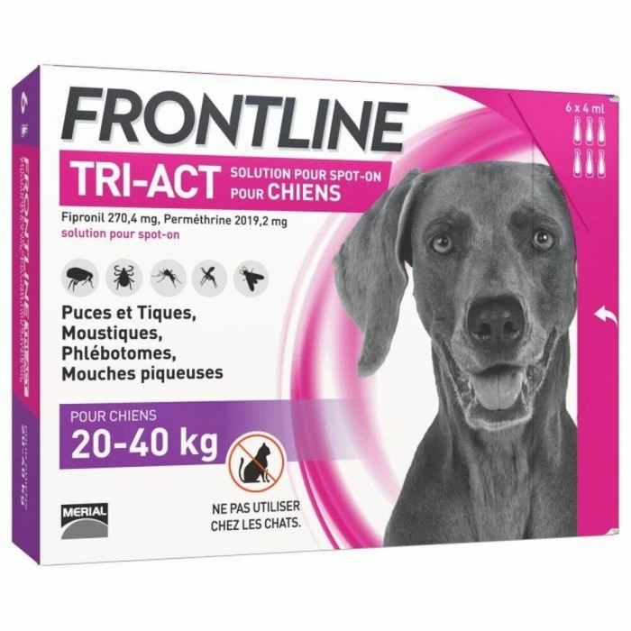 Pipeta para Perros Frontline Tri-Act 20-40 Kg 6 Unidades